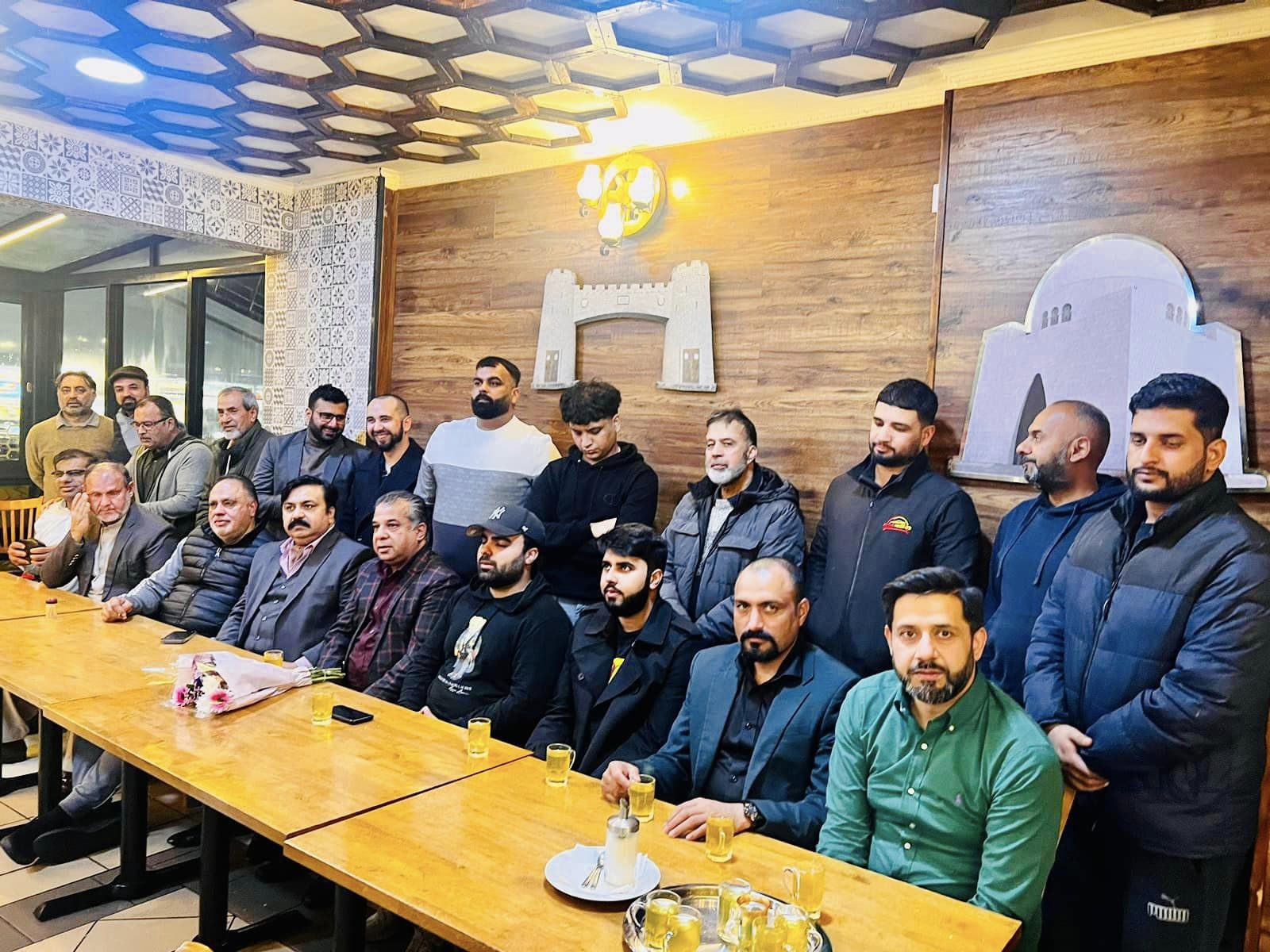 A Warm Welcome Dinner for Distinguished Guests Mr. Ali Haider Chan, Irtaza Haider Chan Gondal, and Haji Tanveer Hussain.