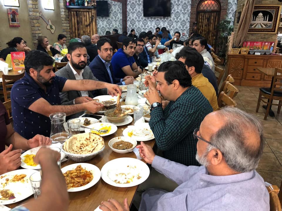 Break Fast to media Persons from International Business & Professional Corporation in London