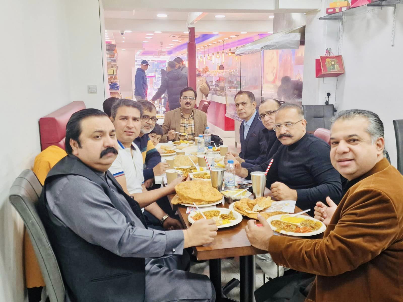 Breakfast Meeting with Ibrahim Jamali, Director of Operations, Indus Health Network UK, and Esteemed Guests.