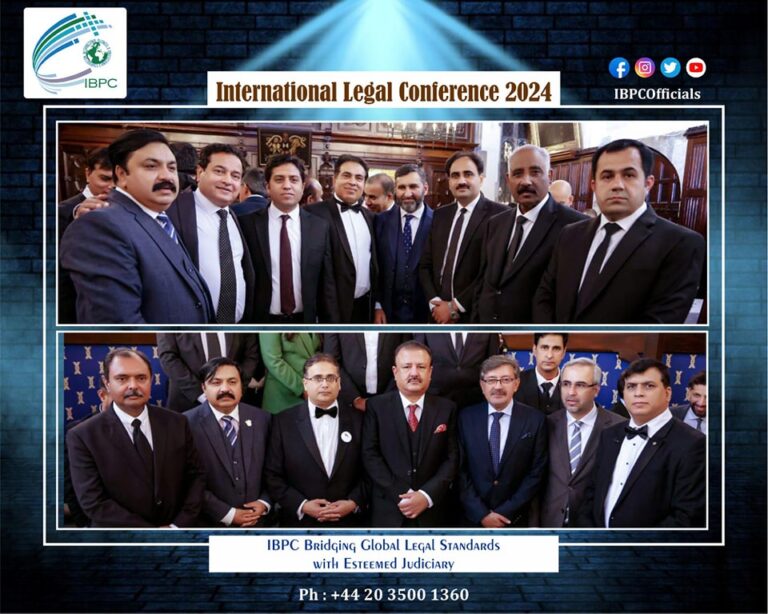 IBPC Chairman Rizwan Sulehria Represents at the International Legal Conference 2024