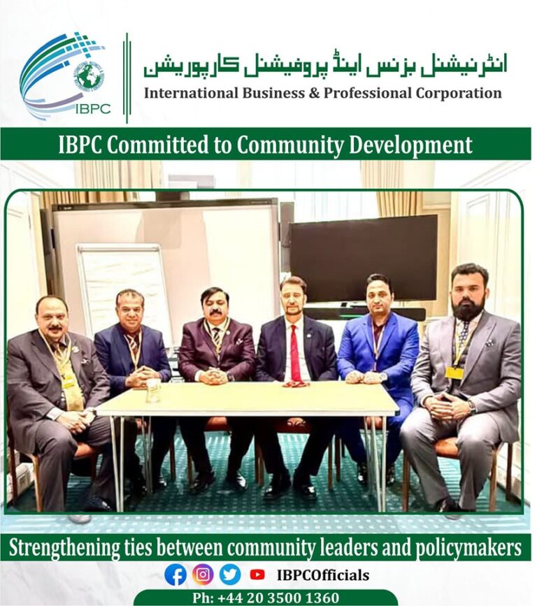 IBPC Team Visits the House of Parliament at the Invitation of Afzal Khan MP.