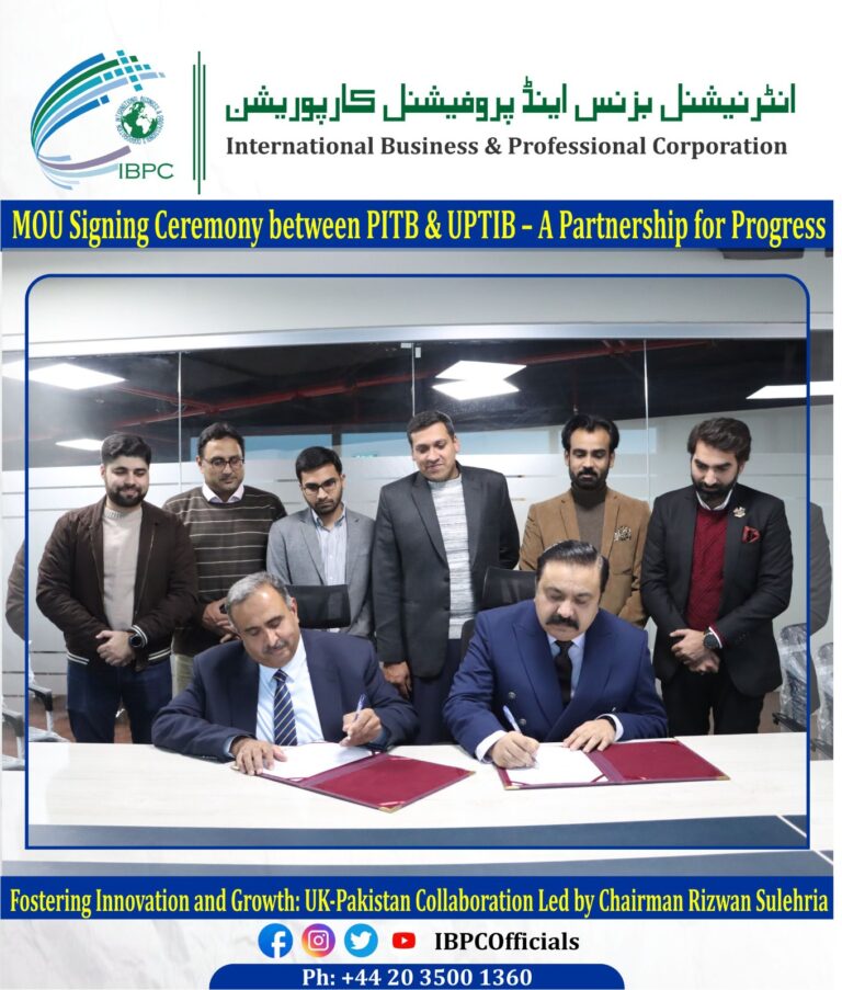 IBPC Chairman Leads Pioneering Partnership for Progress.