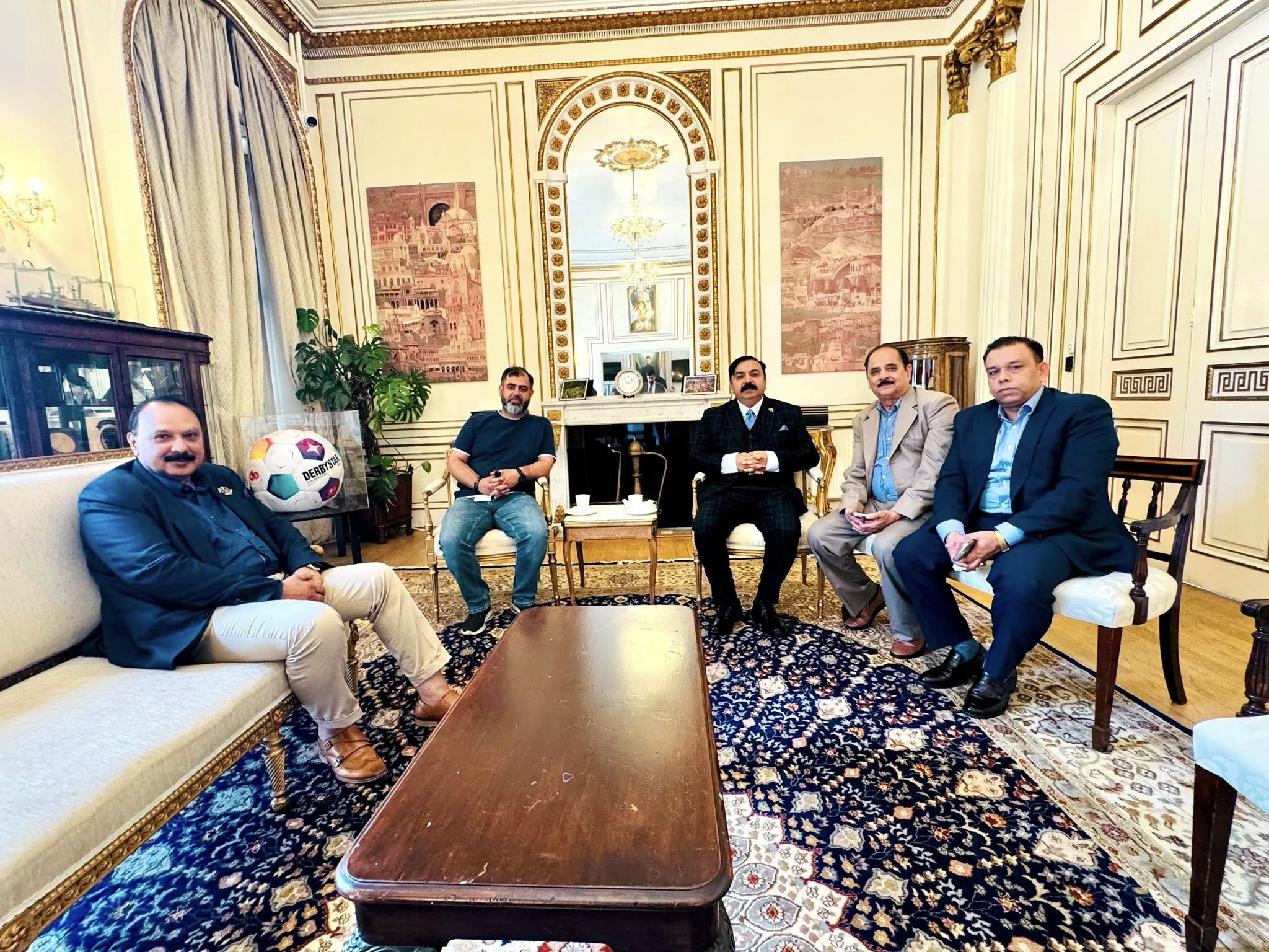 Observing Kashmir Istehsal Day at the Pakistan High Commission, London.