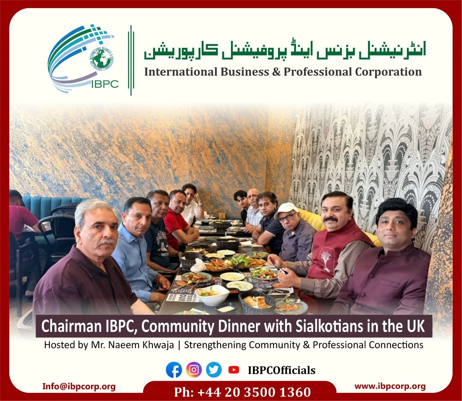 Uniting the Sialkot Community in the UK Through Meaningful Connections
